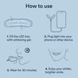 Auraglow Basic LED Teeth Whitening Kit — packaging